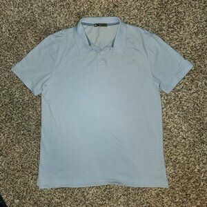 Member's Mark Men’s Stretch Cotton Pique Polo – Light Blue – Size XL